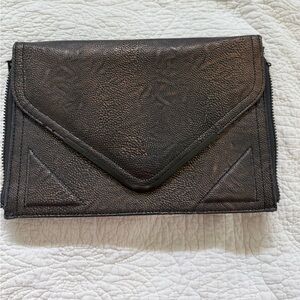 BCBGeneration Elegant Bronze Envelope Clutch